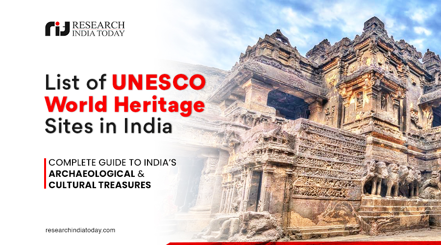 List of UNESCO World Heritage Sites in India: Complete Guide to India’s Archaeological & Cultural Treasures