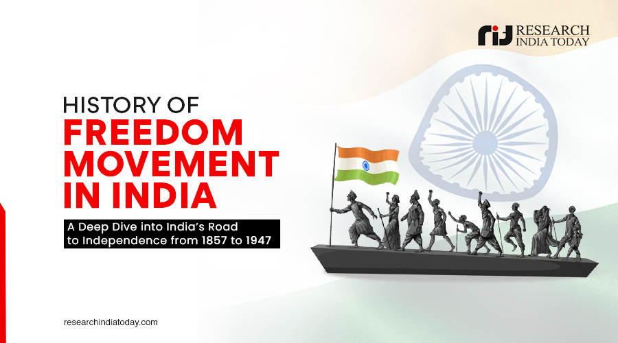 History of Freedom Movement in India: A Deep Dive into India’s Road to Independence from 1857 to 1947
